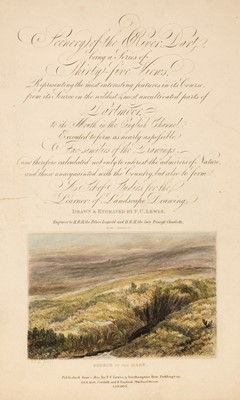 Lot 120 - Lewis (Frederick Christian). Scenery of The River Dart..., 1821