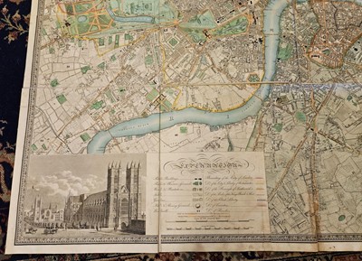 Lot 106 - London. Greenwood (C & J), Map of London, 1830