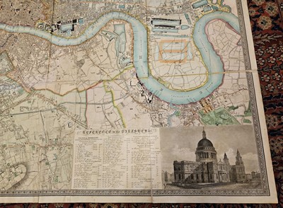 Lot 106 - London. Greenwood (C & J), Map of London, 1830