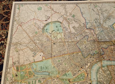 Lot 106 - London. Greenwood (C & J), Map of London, 1830