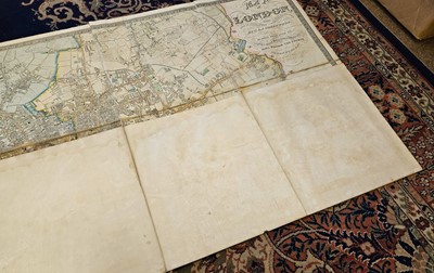 Lot 106 - London. Greenwood (C & J), Map of London, 1830