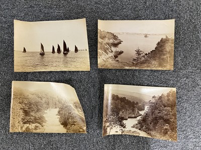 Lot 70 - Scotland. A group of 24 photographs of Shetland and Hebrides scenes, late 19th century