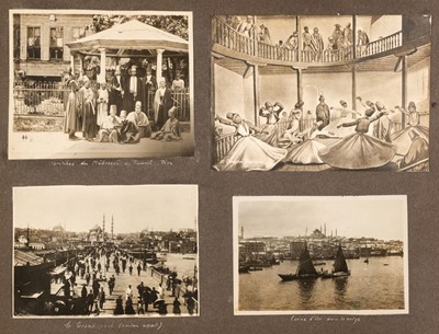 Lot 126 - Constantinople. An album containing approximately 90 photographs of a visit to Constantinople