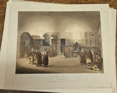 Lot 131 - Ackermann (Rudolf, publisher). A collection of 48 aquatint plates of London [1808 - 10]