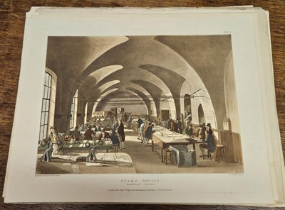 Lot 131 - Ackermann (Rudolf, publisher). A collection of 48 aquatint plates of London [1808 - 10]