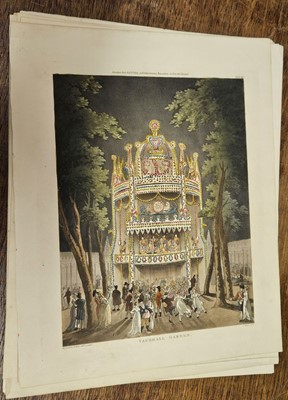 Lot 131 - Ackermann (Rudolf, publisher). A collection of 48 aquatint plates of London [1808 - 10]