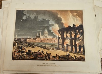 Lot 131 - Ackermann (Rudolf, publisher). A collection of 48 aquatint plates of London [1808 - 10]