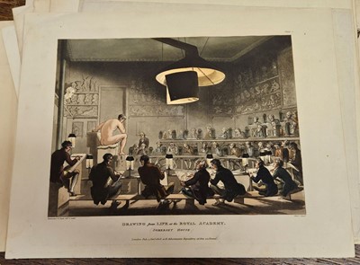 Lot 131 - Ackermann (Rudolf, publisher). A collection of 48 aquatint plates of London [1808 - 10]