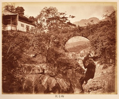 Lot 13 - China. An album of 18 landscape photographs of Jiangxi province by Sing Kwa, c. 1870