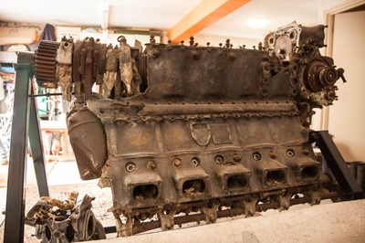 Lot 198 - Junkers Ju 88. The engine recovered from a Ju 88 shot down over Suffolk on 22 March 1944