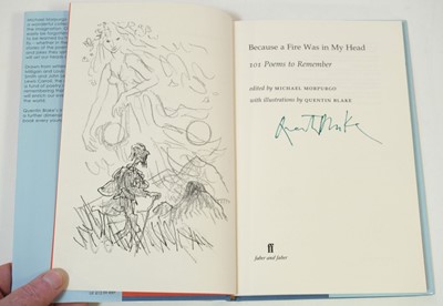 Lot 622 - Blake (Quentin, illustrator). Because a Fire Was in my Head, 1st edition, 2001