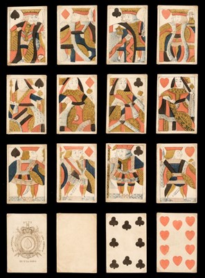 Lot 274 - English playing cards. Standard pattern type HB1, Hunt & Sons, circa 1825, & 4 others