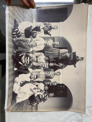 Lot 35 - India. A group of 8 individual and group portrait photographs, 19th & 20th century