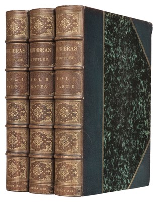 Lot 68 - Butler (Samuel), Hudibras, 2 volumes bound in 3, T. Rickaby, 1793