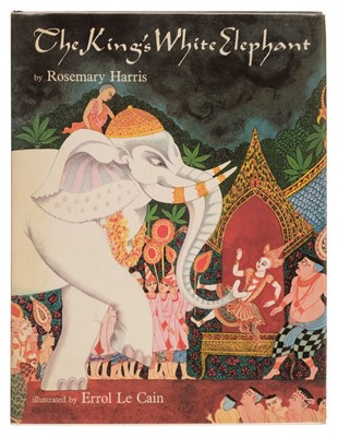 Lot 645 - Le Cain (Errol, illustrator). The King's White Elephant, by Rosemary Harris, 1st edition, 1973