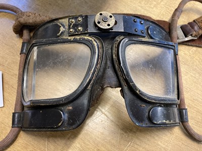 Lot 148 - Flying Helmet. WWII B Type flying helmet, circa 1940