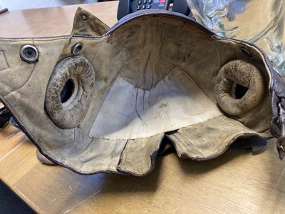 Lot 148 - Flying Helmet. WWII B Type flying helmet, circa 1940