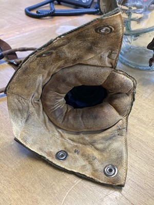 Lot 148 - Flying Helmet. WWII B Type flying helmet, circa 1940