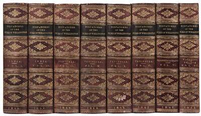 Lot 318 - Gurwood (John). The Dispatches of Field Marshal The Duke of Wellington, 8 volumes, 1844-47