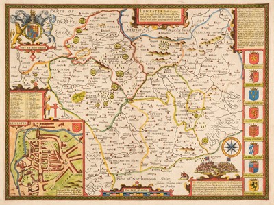 Lot 102 - Leicestershire. Speed (John), Leicester both Countye and Citie described..., [1627]