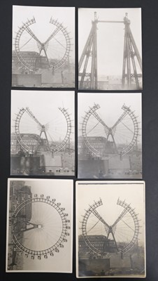 Lot 91 - Blackpool Tower. Thirteen gelatin silver print photographic postcards ..., 1928