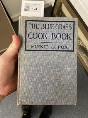 Lot 123 - Coburn (Alvin Langdon, 1882-1966). The Blue Grass Cook Book, Compiled by Minnie C. Fox