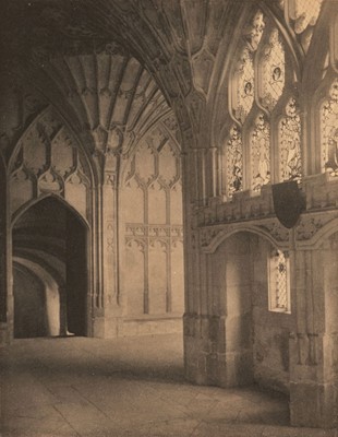 Lot 135 - Evans (Frederick Henry, 1853-1943). South and West Walks of the Cloisters, Gloucester Cathedral