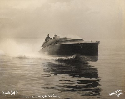 Lot 243 - Motorboat Photograph. British International Trophy, Motorboat Racing, circa 1913