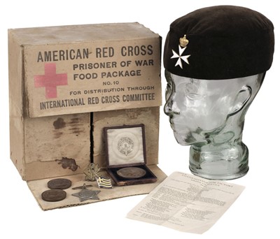 Lot 227 - Red Cross. WWII American Red Cross Parcel Box, circa 1940s