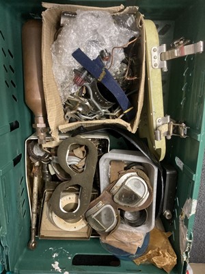 Lot 147 - Aircraft Spares. WWII and later aircraft spares (4 boxes)