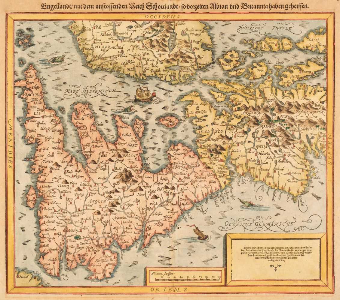 Lot 81 - British Isles. Munster (Sebastian), Engellandt mit Schottlandt, 1588 - 1628