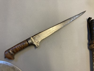 Lot 295 - Khyber Knife. Afghan Choora and other items