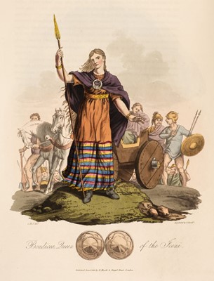 Lot 307 - Meyrick (Samuel Rush).  The Costume of the Original Inhabitants of the British Islands, 1821