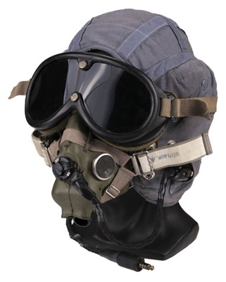 Lot 138 - Flying Helmet. RAF summer weight flying helmet, circa 1968