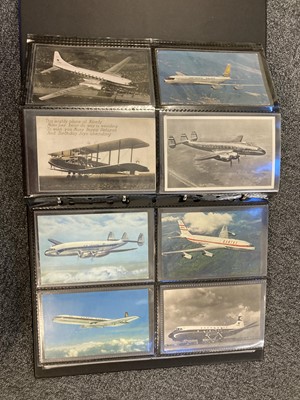 Lot 15 - Aviation Postcards. Collection of 196 aviation postcards, 1950/60s