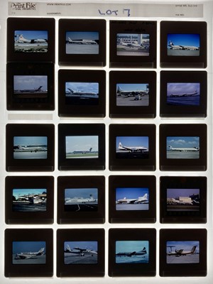 Lot 7 - Airliner Slides. Collection of 1,000, 35mm colour slides of airliners, propliners and aircraft