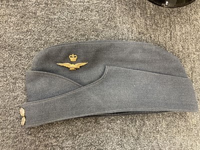 Lot 136 - RAF No 1 dress officer's cap, post WWII period and other hats