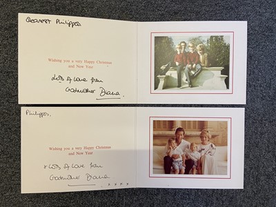 Lot 265 - Diana (1961-1997).  A signed Christmas Card, [1986]