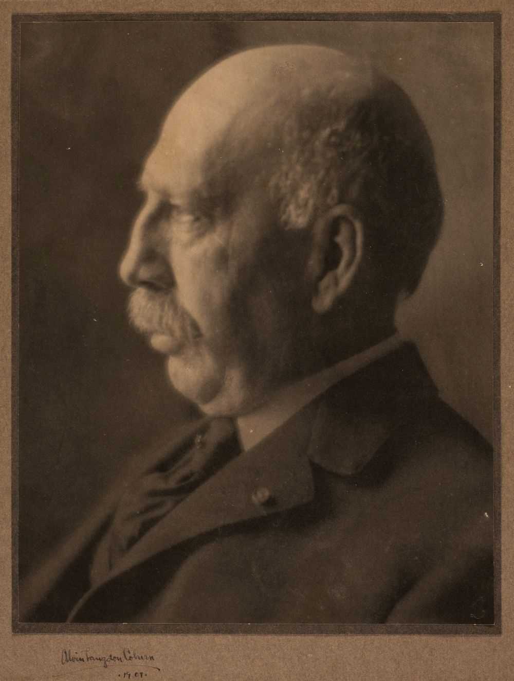 Lot 122 - Coburn (Alvin Langdon, 1882-1966). Portrait of an unidentified man, 1909