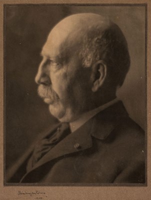 Lot 156 - Coburn (Alvin Langdon, 1882-1966). Portrait of an unidentified man, 1909