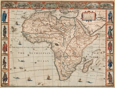 Lot 71 - Africa. Speed (John), Africae described, the manner of their Habits and Buildings..., [1676]