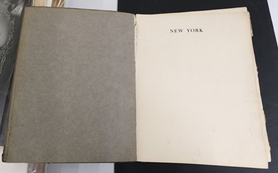 Lot 116 - Coburn (Alvin Langdon, 1882-1966). New York, with a Foreword by H. G. Wells, 1st edition