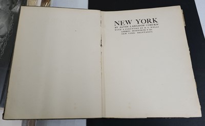 Lot 116 - Coburn (Alvin Langdon, 1882-1966). New York, with a Foreword by H. G. Wells, 1st edition