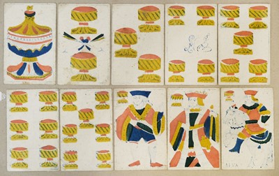 Lot 433 - Mexican playing cards. Spanish National Pattern, Mexico: Francisco Figerroa?, circa 1825