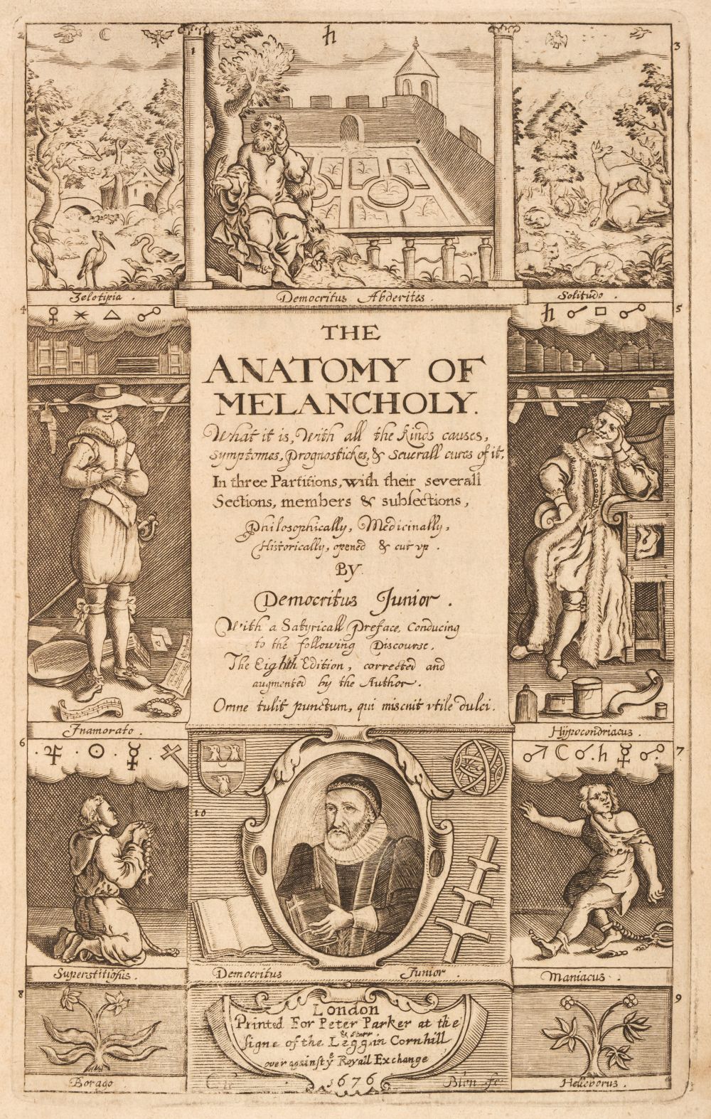 Lot 251 - Burton (Robert). The Anatomy of Melancholy,