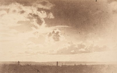 Lot 55 - Marville (Charles, 1816-1879). Cloud study above Paris, c. 1860