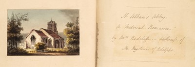 Lot 117 - Radcliffe (Ann, 1764-1823). St Alban’s Abbey. A Metrical Romance [in Ten Cantos] by Mrs. Radcliffe