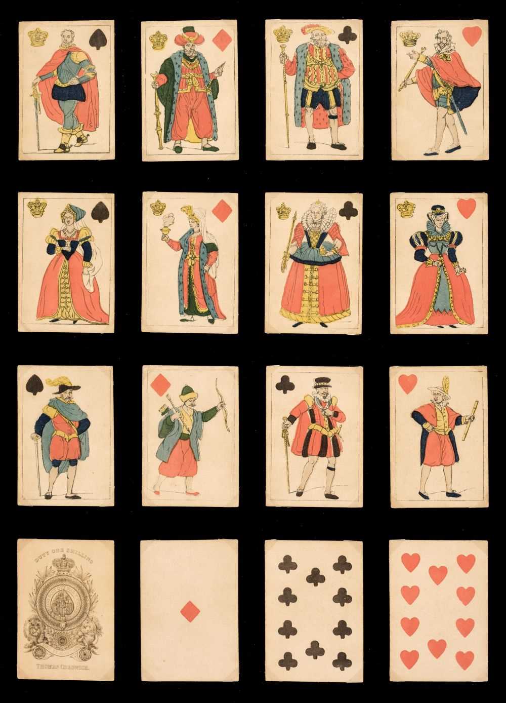 Lot 265 - English playing cards. Imperial deck, Thomas Creswick, circa 1830