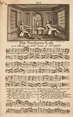 Lot 268 - Roberts (Henry). Calliope or English Harmony, vol 1 only, 1739