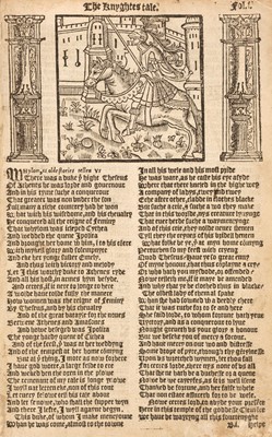 Lot 225 - Chaucer, Geoffrey. [The Workes of Geffray Chaucer newly printed, with dyuers workes, 1550]